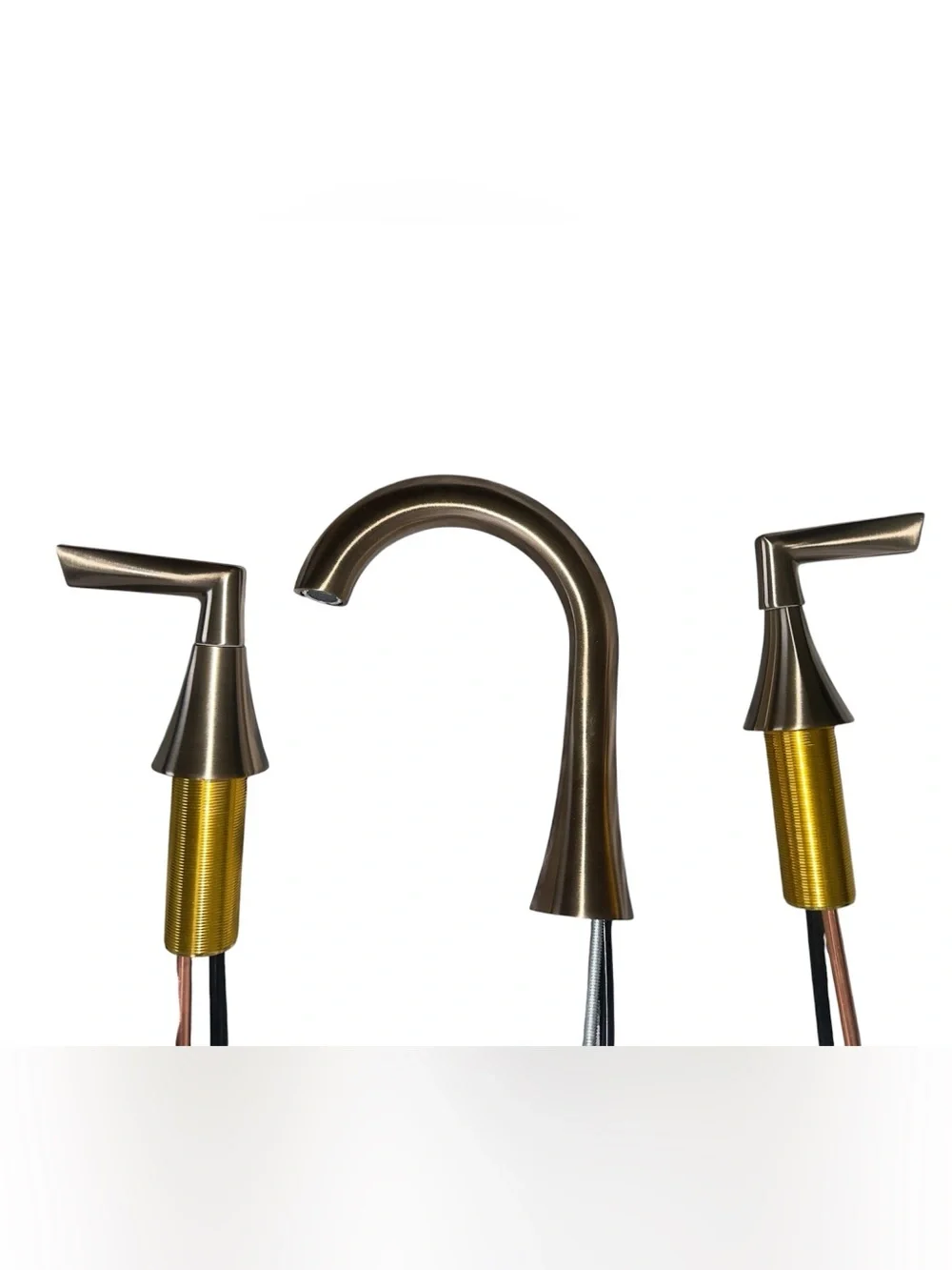 NEW Champagne Bronze Rinna Two Handle Widespread Bathroom Faucet, Retail $346.15